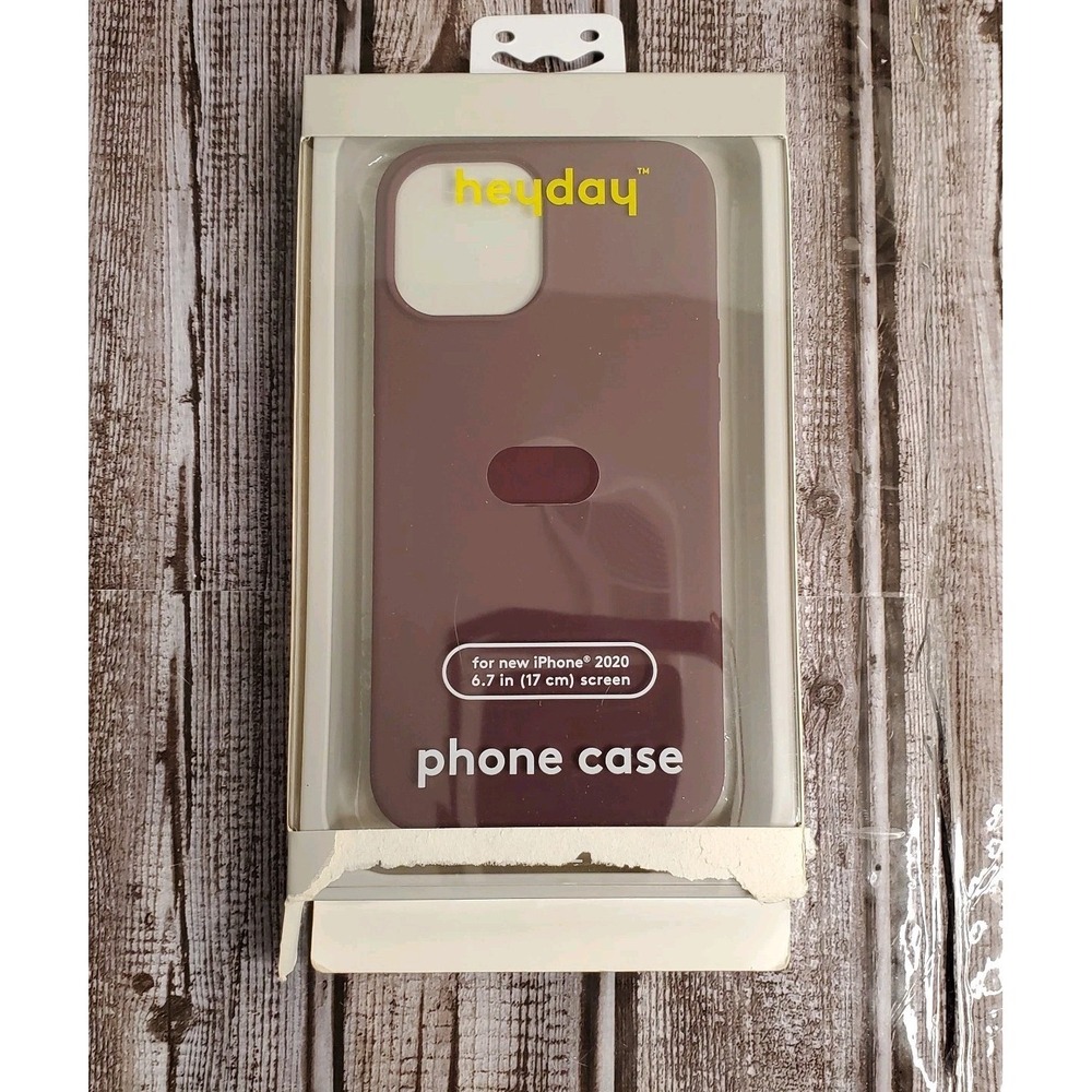 heyday Apple iPhone 12 Pro Max Silicone Case - Mulberry Purple